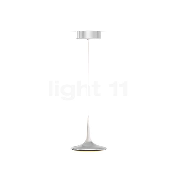 Grau Falling Leaf Lampada a sospensione LED cromo/bianco - 600 cm