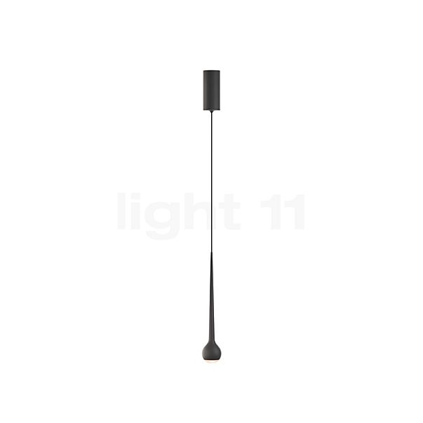 Grau Falling Sun, lámpara de suspensión LED negro - 200 cm