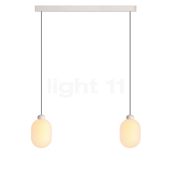 Grau Sun Pendant Light LED 2 lamps sand - height-adjustable