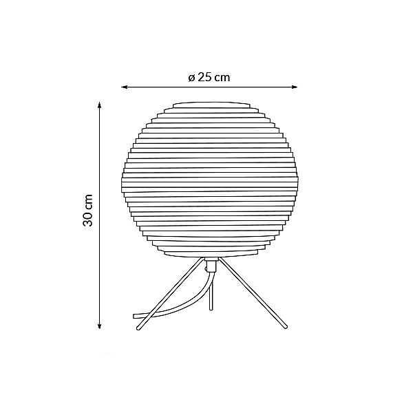 Graypants Scraplights Moon Table Lamp white sketch