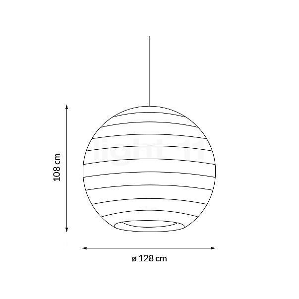 Graypants Scraplights Sun Pendelleuchte weiß - ø128 cm Skizze