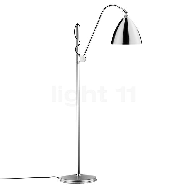 Gubi BL3 Floor Lamp chrome/chrome - ø21 cm
