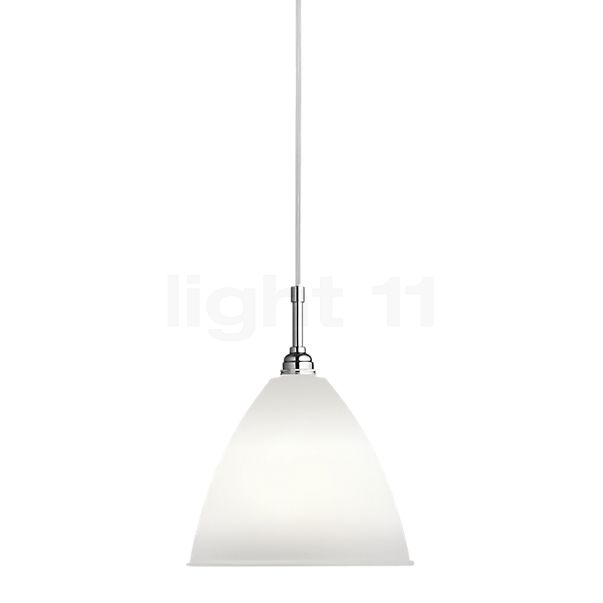 Gubi BL9 Lampada a sospensione cromo/porcellana - ø21 cm