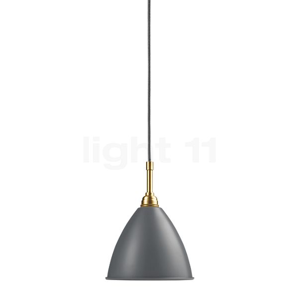 Gubi BL9 Lampada a sospensione ottone/grigio - ø16 cm