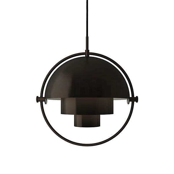 Gubi Multi-Lite Pendelleuchte schwarz/schwarz - ø36 cm