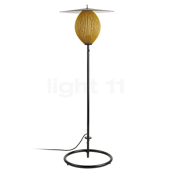 Gubi Satellite Floor Lamp Outdoor black/gold matt