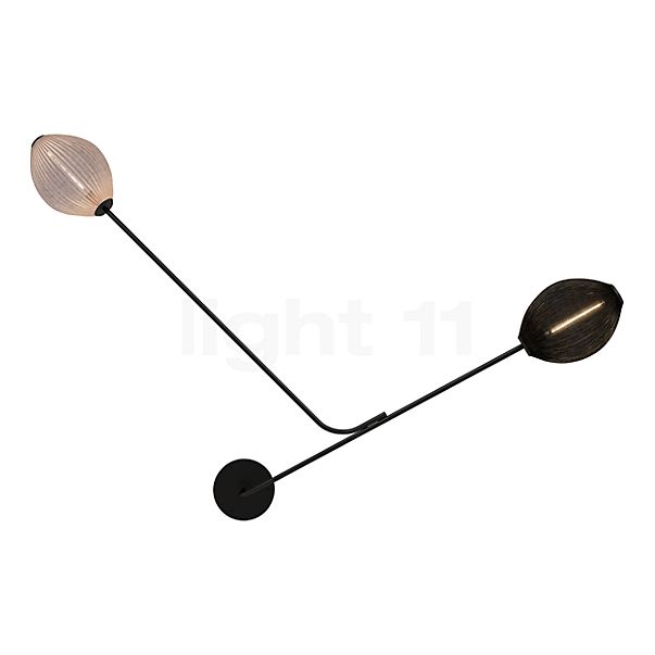 Gubi Satellite Wandlamp zwart-wit/zwart