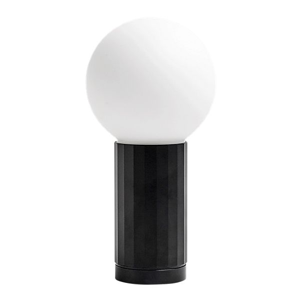 HAY Turn On, lámpara de sobremesa LED negro