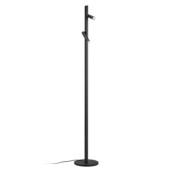 Helestra Coni, lámpara de pie LED negro mate