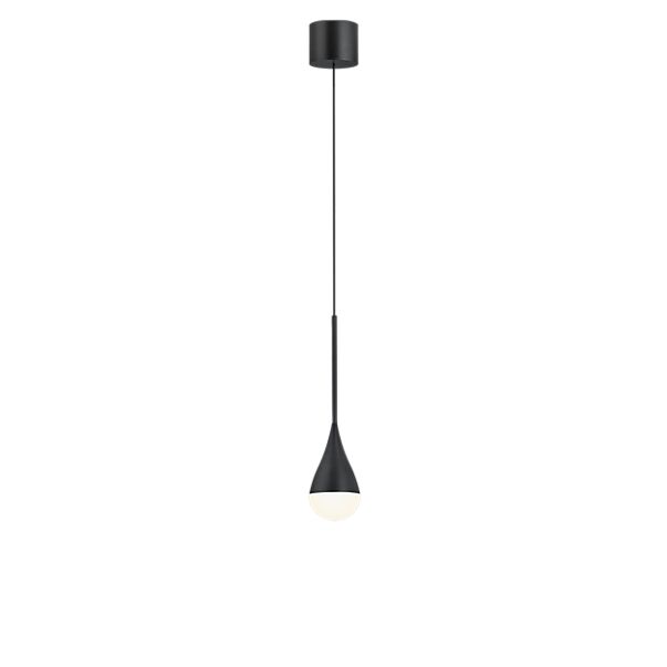 Helestra Duc lámpara de suspensión LED negro mate
