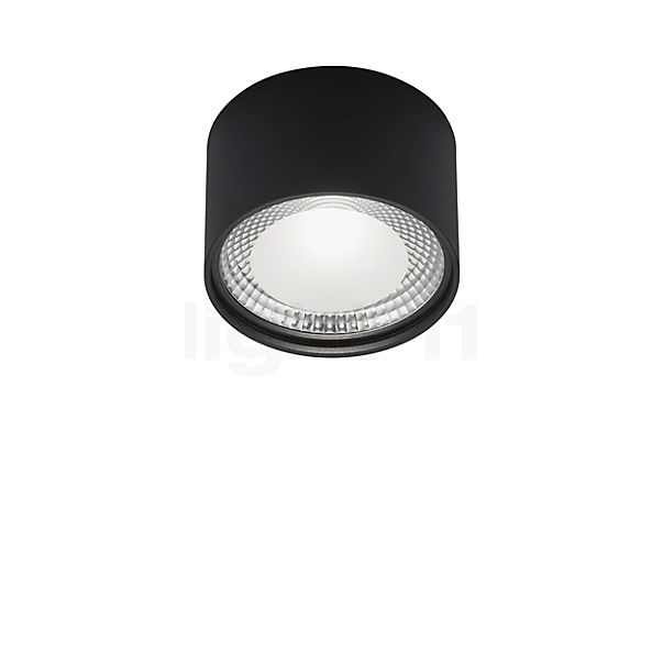 Helestra Kari Plafonnier LED noir mat - rond