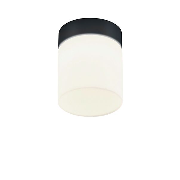 Helestra Keto, lámpara de techo LED negro mate - circular