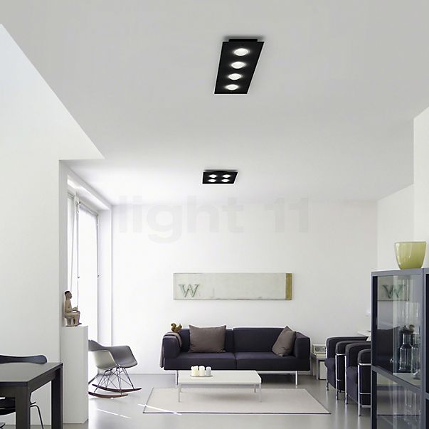 Helestra Nomi Plafonnier LED blanc - 75 cm