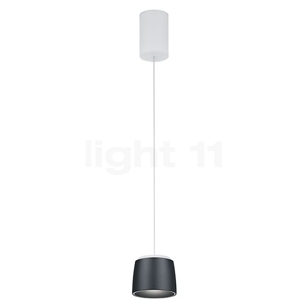 Helestra Ove, lámpara de suspensión LED blanco/negro