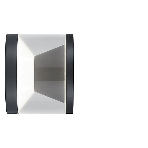 Helestra Poro, lámpara de pared LED negro mate
