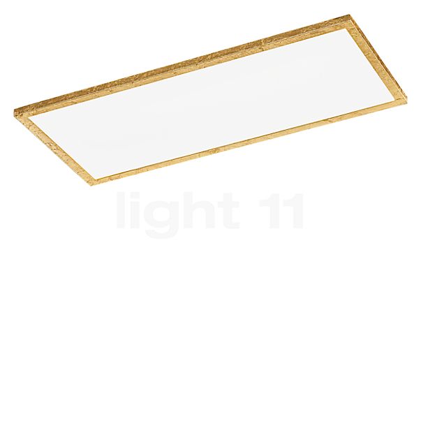 Helestra Rack Ceiling Light LED gold leaf - rectangular