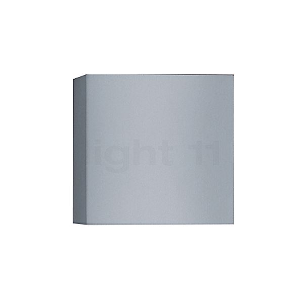 Helestra Siri Wandlamp LED zilvergrijs - kubus - 15 cm