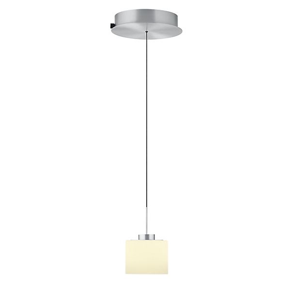 Hell Abby, lámpara de suspensión LED 1 foco aluminio mate