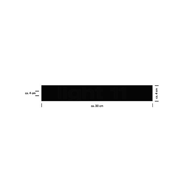 Hell Delta-B Acculamp LED zwart schets