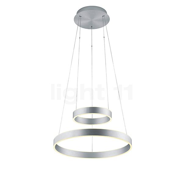 Hell Delta Pendant Light LED round - 2 lamps aluminium anodised