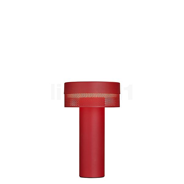 Hell Mesh Trådløs Lampe LED indisk rød - 24 cm