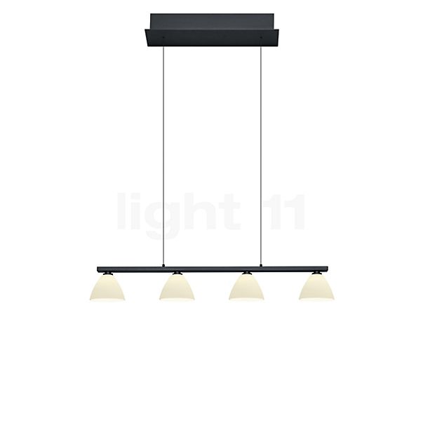 Hell Mona Hanglamp 4-lichts zwart - 77 cm