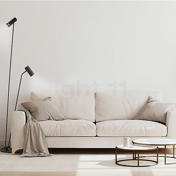 Hell Polo Floor Lamp 2 lamps taupe - 180 cm