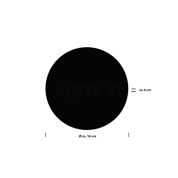 Hell Shelly Wall Light LED black sketch