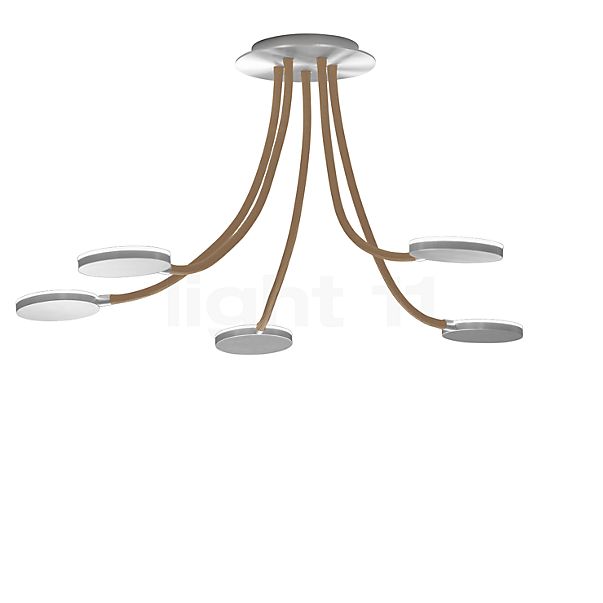 Holtkötter Flex D5 Lampada da soffitto LED alluminio/sabbia