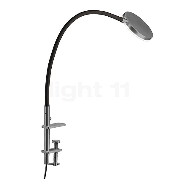 Holtkötter Flex K Klemlamp LED platina/zwart