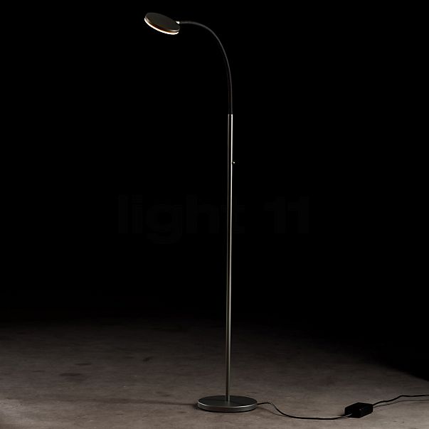 Holtkötter Flex S Floor Lamp LED aluminium/black