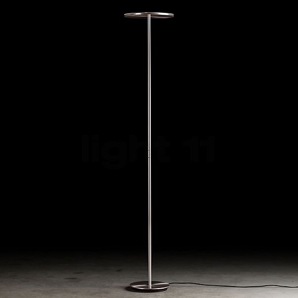  Plano Gulvlampe med Uplight LED aluminium mat