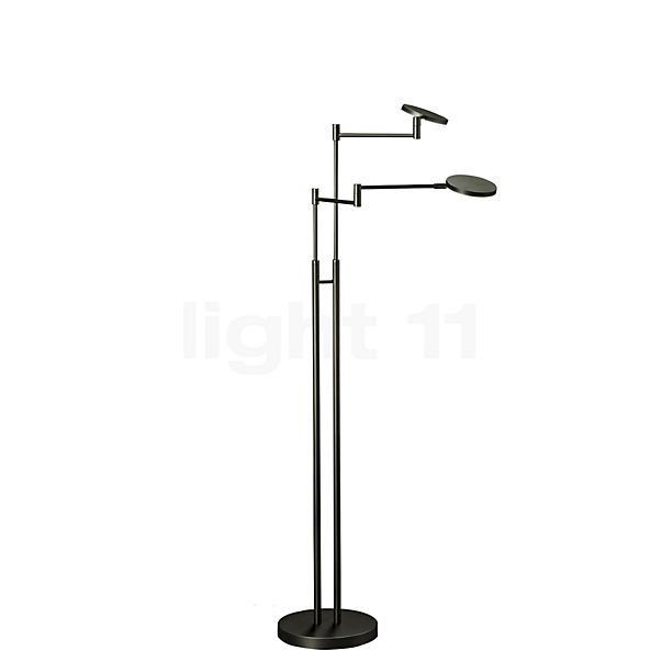 Holtkötter Plano Twin Lampadaire LED platine