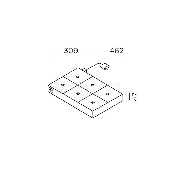 IP44.DE Charging Station 6-polig black sketch