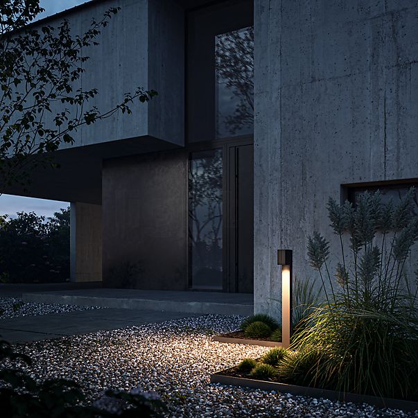 IP44.DE Cut Bollard Light LED anthracite