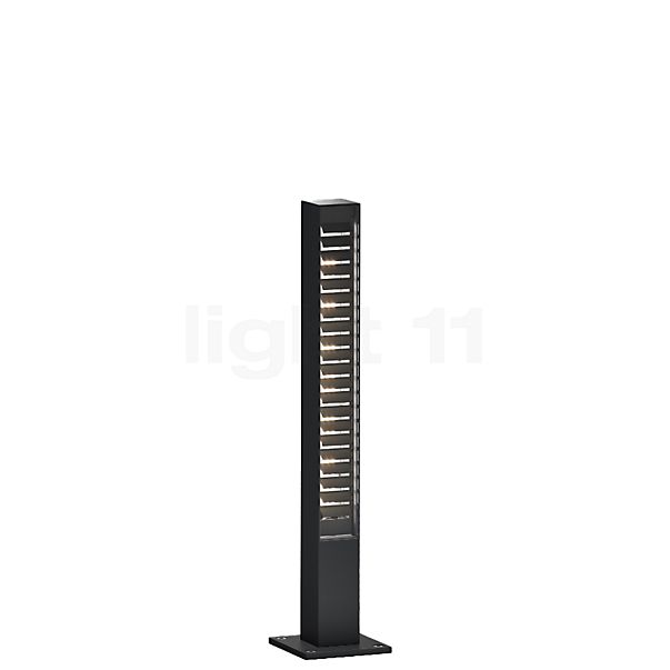 IP44.DE Lin Connect, luz de pedestal LED negro - con pie - con enchufe