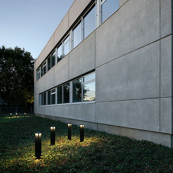 IP44.DE Mir R Pedestal Light LED anthracite