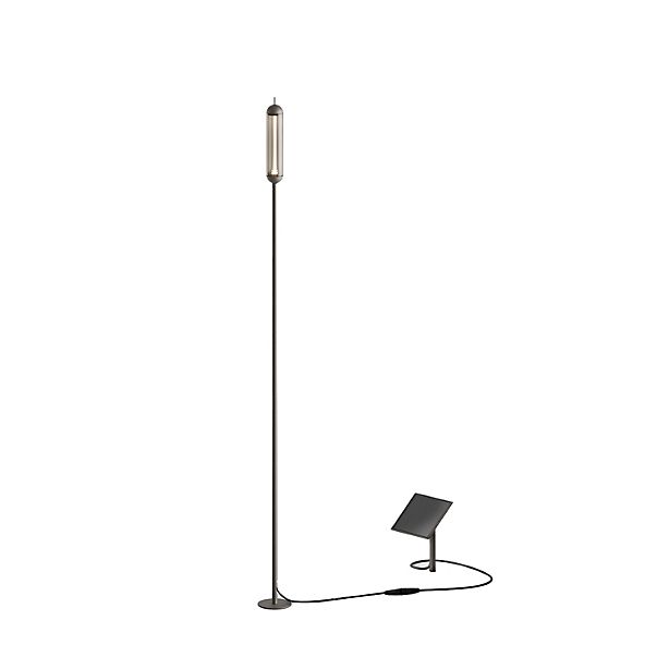 IP44.DE Reed, luz solar LED marrón - 150 cm