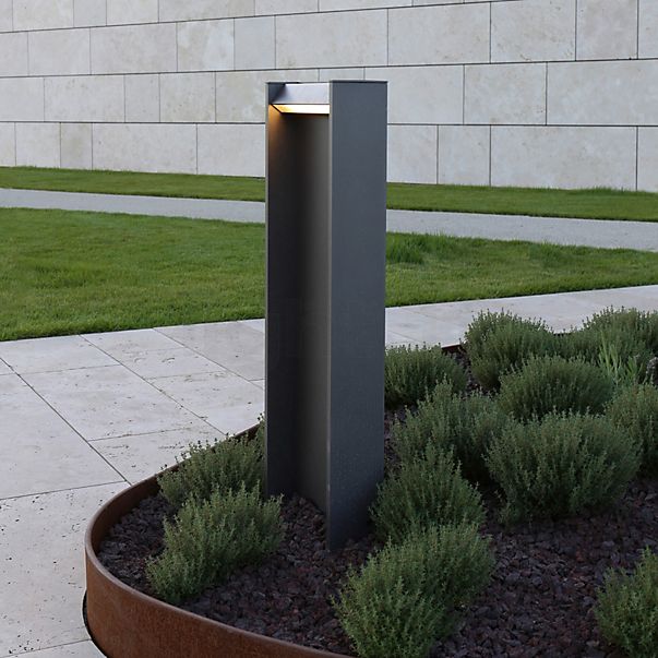 IP44.DE Slat Bollard Light LED black