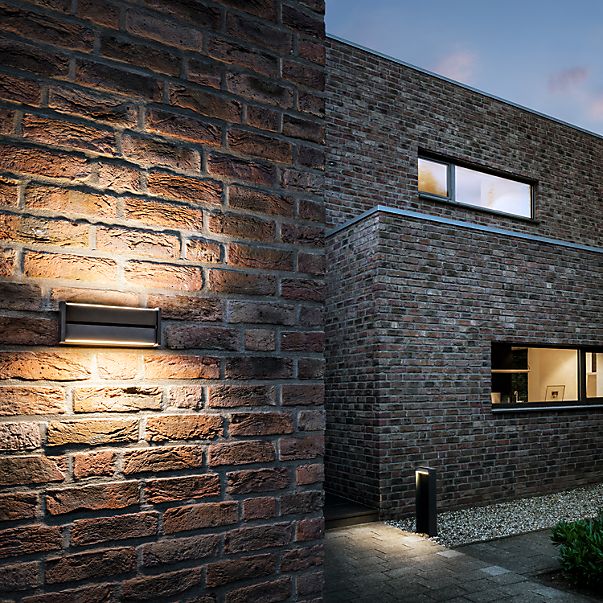 IP44.DE Slat Wand-/Deckenleuchte LED grau