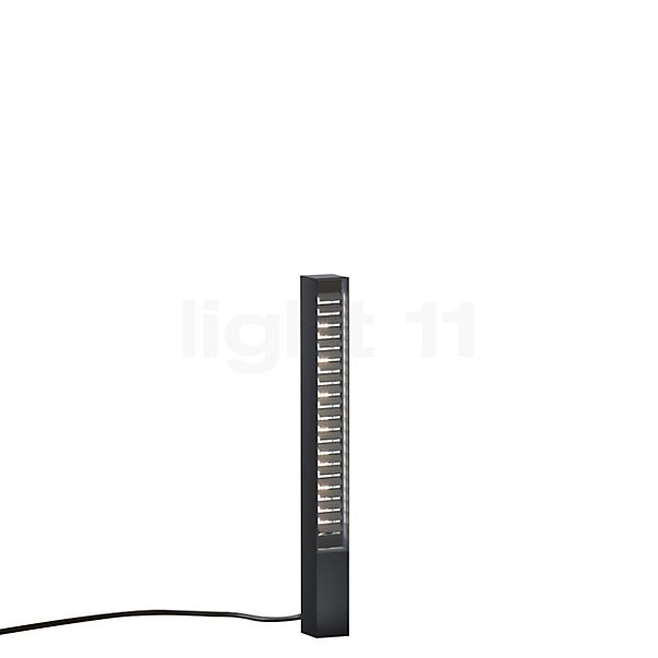 IP44.de Lin Sockelleuchte LED schwarz - mit erdspieß - mit stecker