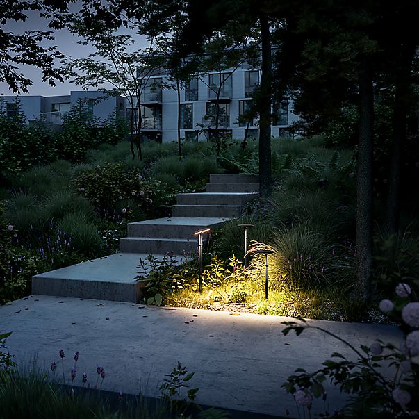 IP44.de Pad Connect Lampada da terra LED con picchetto da interrare per giardino antracite