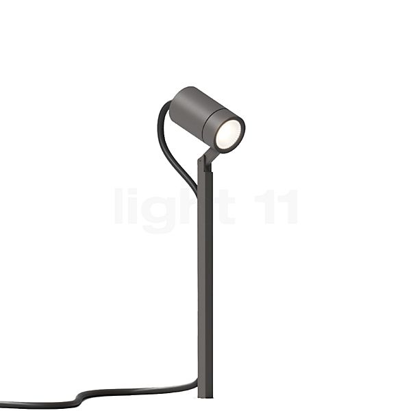 IP44.de Piek Connect Strahler LED mit Erdspieß braun - 100 cm - 38°