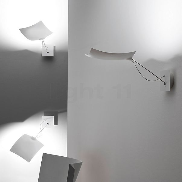 Ingo Maurer 18 x 18 lofts-/væglampe LED uden Kabel