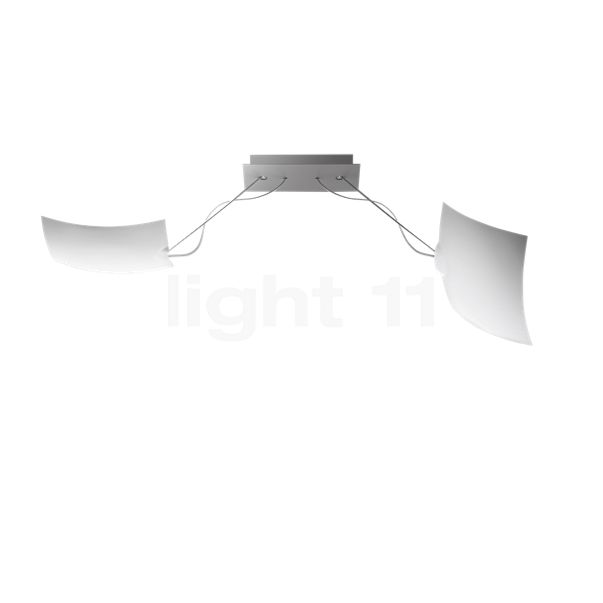 Ingo Maurer 2 x 18 x 18 Decken-/Wandleuchte LED weiß