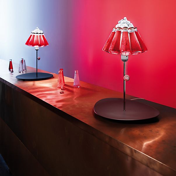 Ingo Maurer Campari Bar, lámpara de sobremesa rojo