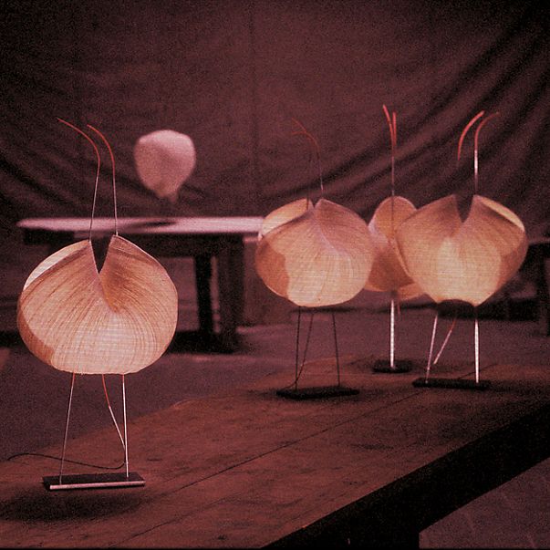Ingo Maurer Poul Poul, lámpara de sobremesa LED pergamino