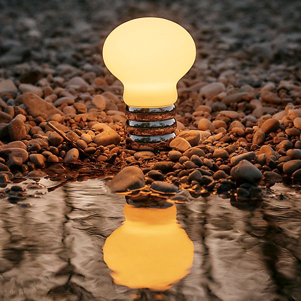 Ingo Maurer b.bulb Lampe sans fil LED opale/chrome