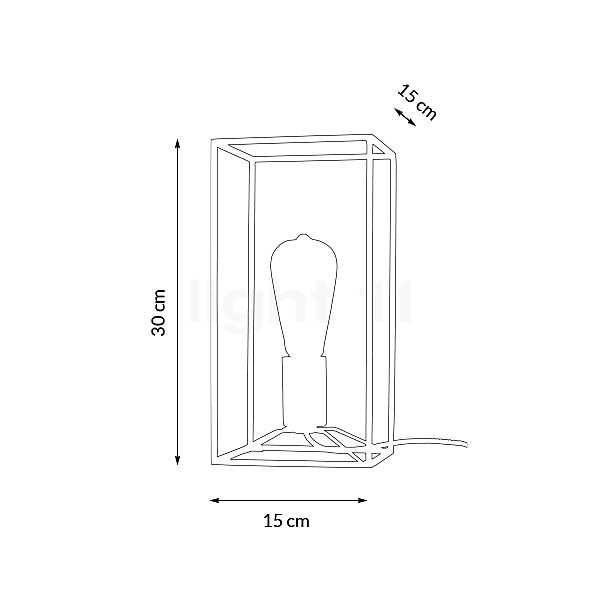 It's about RoMi Antwerp Table Lamp black sketch