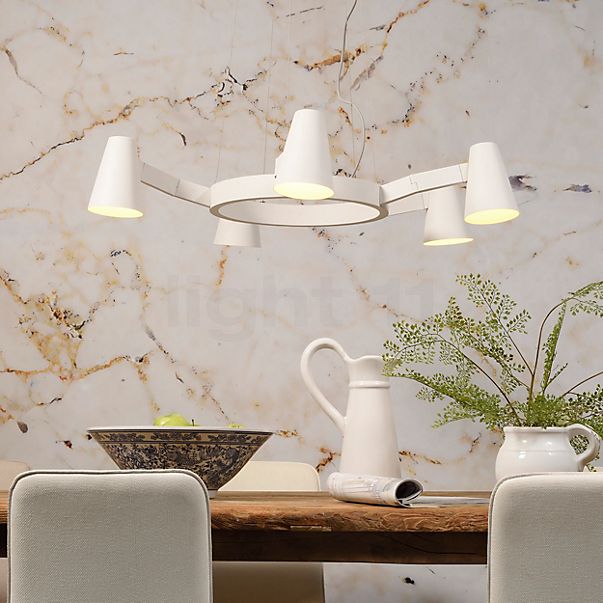 It's about RoMi Biarritz Chandelier white